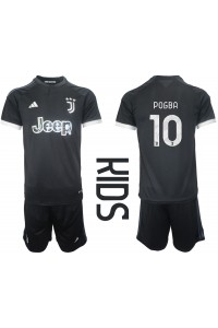 Fotbalové Dres Juventus Paul Pogba #10 Dětské Třetí Oblečení 2023-24 Krátký Rukáv (+ trenýrky)